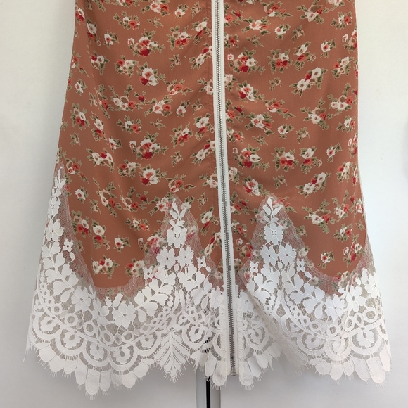 For Love and Lemons Gilly Girl Mini Dress Country Floral - Picture 7 of 10